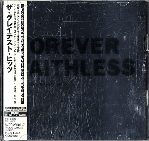Faithless Forever Faithless - The Greatest Hits Japanese Promo 2